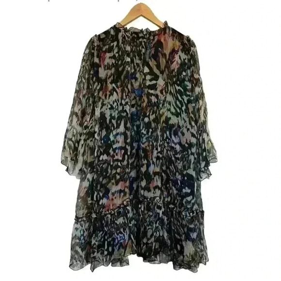 JOHNNY WAS Elaine Silk Chiffon
Mini Dress Size S - Picture 2 of 11